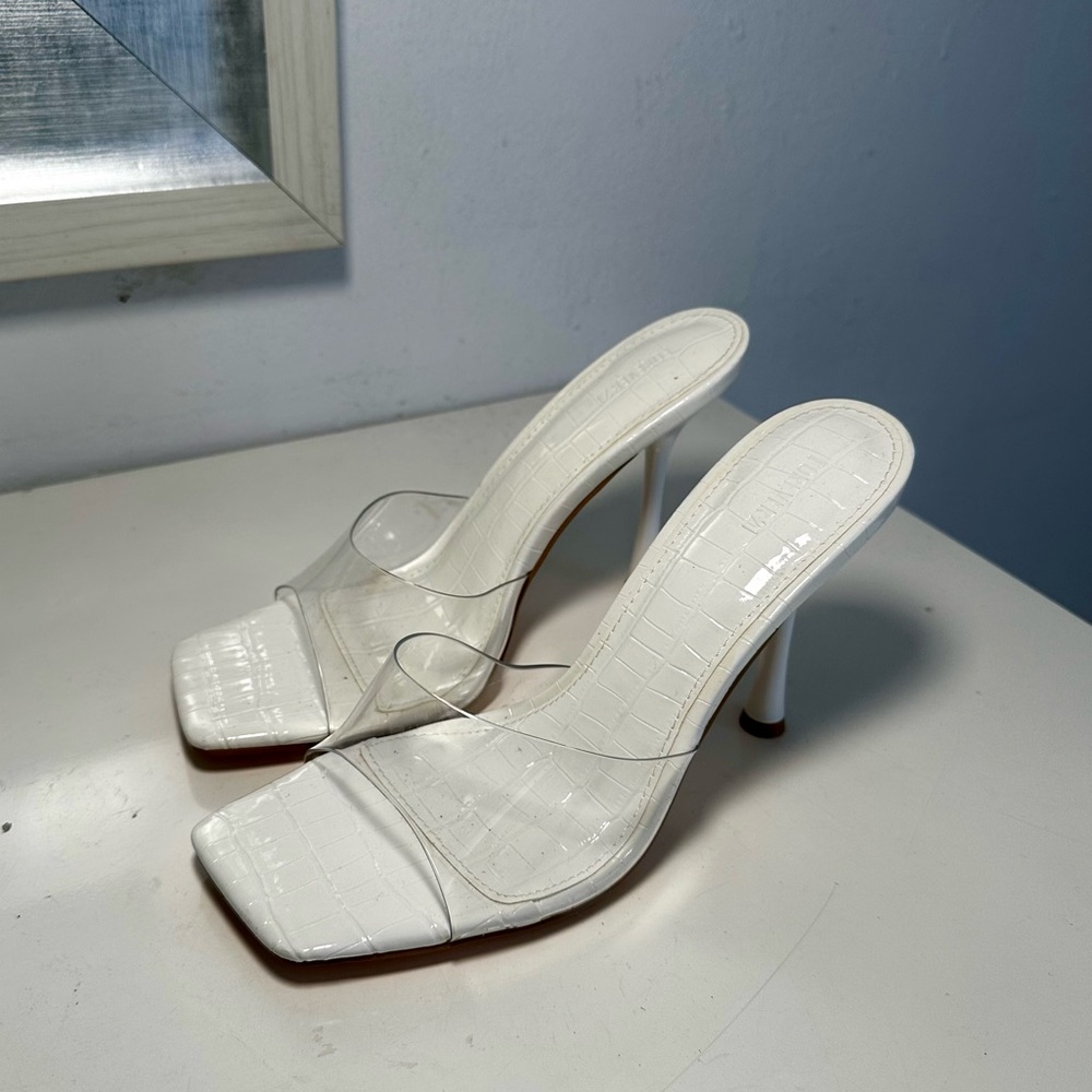 Forever 21 white heels